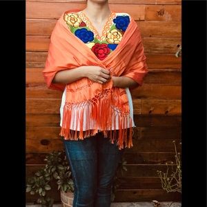🌹💐 Authentic Mexican Silk Sash/ Shawl💐🌹